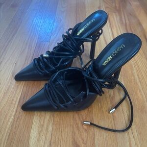 🚨4X$25🚨 Fashion Nova Black Women's Heels